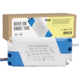 Driver ABT-15-24W Pot.24W V Out 45-84VDC 280-300 mA Clase II TRIAC [BX3-DRDIM-18W]