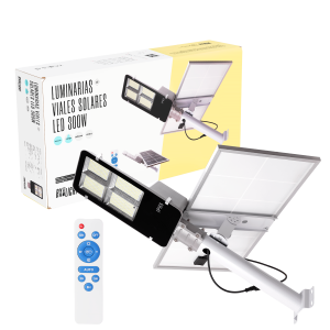 Luminarias Viales Solar  -  Alumbrado Publico -  Farolas Led -  Entornos Urbanos y Residenciales  300W IP65 6000 k  [BX3-FAR-SOL-]