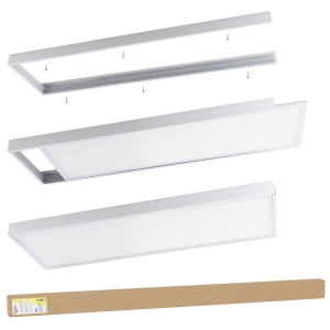 Marco Instalación Superficie Panel Led 1200x600 [BX3-M-P-1200600]