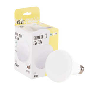 Bombilla LED E27 15W 1.200Lm 6000ºK R90 40.000H    [BX3-R90-E27-15W-CW]