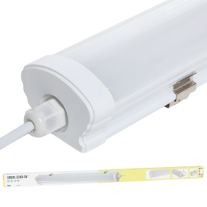 Equipo Estanco LED 40W 3.600Lm 6000ºK 120Cm IP65 50.000H    [BX3-WP-40W-1200-CW]