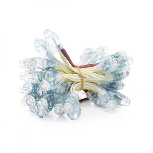 Pixel LED 0.1W 2Lm 12Mm 5V Epistar (Cadena 50 Unidades) Amarillo 50.000H [DE-PIX-12-Y]