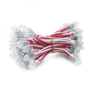 Pixel LED 0.1W 2Lm 9Mm 5V Epistar (Cadena 50 Unidades) Rosa 50.000H  [DE-PIX-9-P]