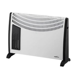 Convector Falla 2000w Blanco 3 Potencias Funcion Turbo Protección Sobrecalentamiento, Asa, Termostato Regulable 48x68,5x20cm