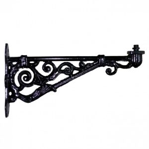 Brazo Mural Villa Fundición Aluminio/Acero Pintado Negro