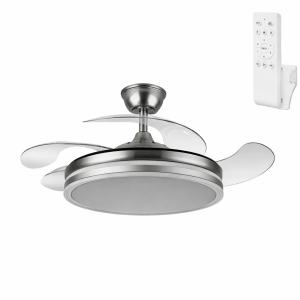 Ventilador DC Niquel Función Verano-Invierno 59w 6980lm 3500-4000-6500k