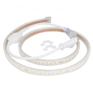 Tira de 60 LEDs/M 6000ºK SMD3528 220VAC x22M 40.000H [GR-3528220VAC22M-0001]-Blanco Frío