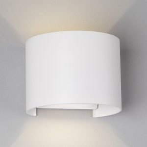 Aplique LED Exterior 2x5W 100Lm/W IP65 Blanco 4000K [HO-APL07-IP65-W-W]
