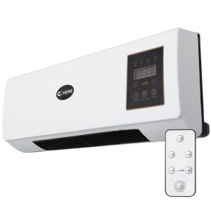 Calefactor PTC + Ventilador 1500W Control Remoto Blanco