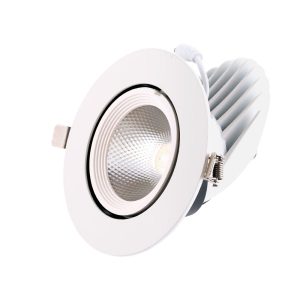 Foco Downlight LED 24W 3600Lm 4000ºK Circular Orientable 40.000H  [HO-COB-C-OR-24W-W]