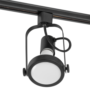 Foco de Carril Monofásico E27 Sin Bombilla Negro [HO-FC-E27-B]