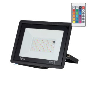 Proyector LED RGBW con Mando a Distancia 50W