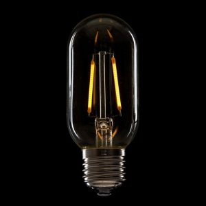 Bombilla LED E27 2W  144Lm 2000ºK Filamento T45 40.000H    [HO-LF-T45-E27-2W-WW]