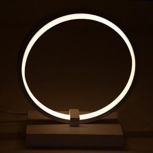 Lámpara de Mesa 15W  935Lm 4200ºK LED Circle Dimable 40.000H [HO-LM-CIRCLE-20W-W]