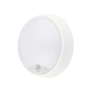 Plafón LED Exterior 10W 1000Lm CCT (Tonalidad Luz Regulable) 3000-4000-6500ºK  Detector Proximidad IP65 Acabado Blanco