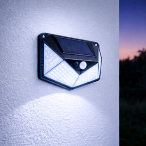 Aplique LED 6000ºK Sensor Solar IP65 40.000H   [HO-SW6080-PIR]