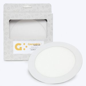 Placa LED 12W 860Lm 6000ºK Circular Estuche Personalizado 40.000H  [JL-GP-LZ-2-EP02]