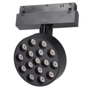 Luminaria LED Magnética para Carril 16W Ø97mm 90Lm/W CCT (Tonalidad Luz Ajustable)