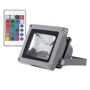 Foco Proyector LED 10W 800Lm IP65 RGB 40.000H [JWSFL10RGB]
