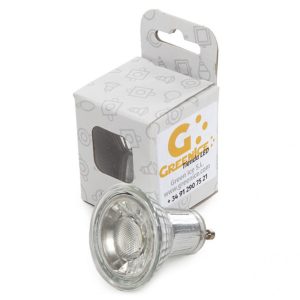 Bombilla LED GU10 7W 550Lm 6000ºK Estuche Personalizado 40.000H [JY-GU10-G7W-CW-EP07]