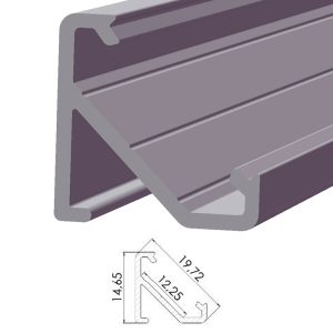 Perfíl Aluminio Tipo ECO P03 1,00M