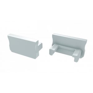 Tapón Final Perfíl Tipo A - Plástico Blanco