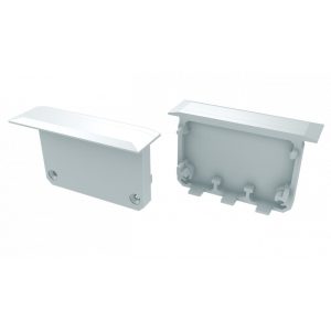 Tapón Final Perfíl Tipo INSO - Plastico - Blanco