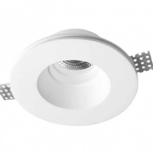 Aro downlight empotrable redondo de Escayola GU10 "Polaris"