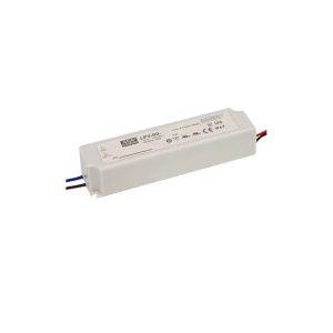 LPV-60-5 IP67 Transformador MEANWELL Entrada 90-264VAC Salida 5VDC 8A 40W Aislamiento 3000VAC
