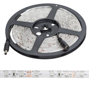 Tira de 300 LEDs 24W 1.200Lm CRI85 6000ºK SMD3528 12VDC IP65 x5M 40.000H  [PL219002W]