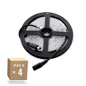 Pack 4 Tiras LED 72W 3780Lm 6000ºK 300 X SMD5050 12VDC x5M 40.000H  [PL219009W-PK4-AP]