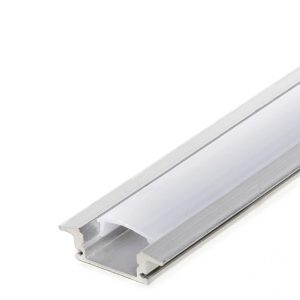 Perfíl Aluminio para Tira LED - Difusor Opal RL-A1708 x 2M