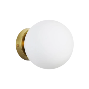 Aplique de pared bola cristal "Alba"