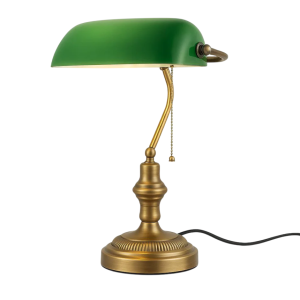 Lámpara de mesa vintage "Banker"