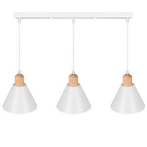 Lámpara Colgante "Heidi"   [SKD-P208-3-W]