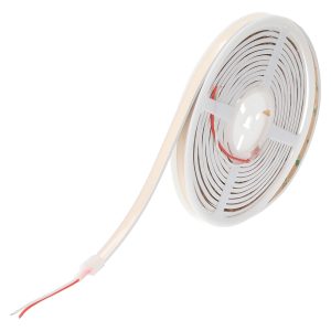 Tira Flexible LED Corte Libre 12W/M 24VDC COB 528 Leds/M 1400Lm/M  IP65 6000ºK 5 Metros