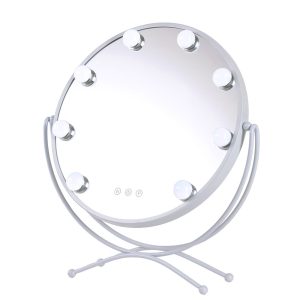 Espejo Iluminado Maquillaje LED 4200ºK 48x43Cm Blanco 40.000H [SUN-KRS-430-W