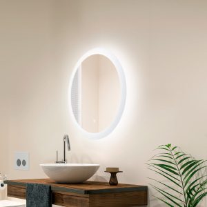 Espejo Iluminado Baño LED 15W 4200ºK Ø60Cm Interruptor Táctil Dimable 40.000H  [SUN-SYJ-16308]