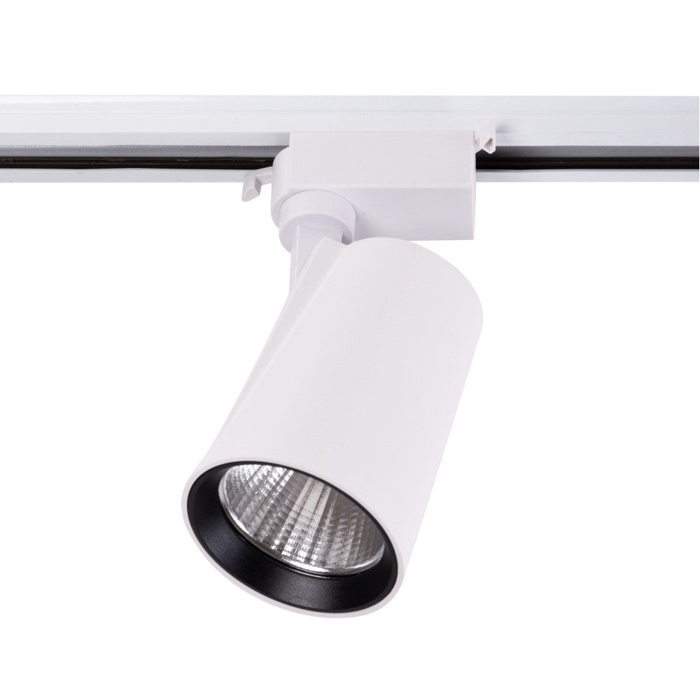 Foco de Carril LED 22W 1.980Lm CRI85 6000ºK Monofásico 40.000H [HO-FC-22W-W-CW - Imagen 3