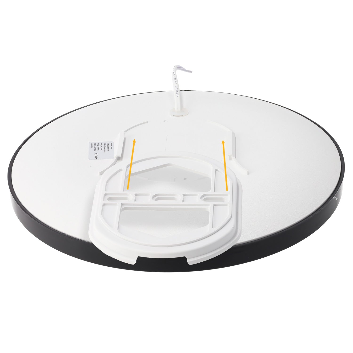 Plafón LED Exterior 15W 1500Lm CCT (Tonalidad Luz Regulable) 3000-4000-6500ºK IP65 Acabado Negro - Imagen 3